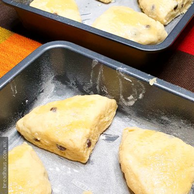 Scones de Crema con Chispas de Chocolate