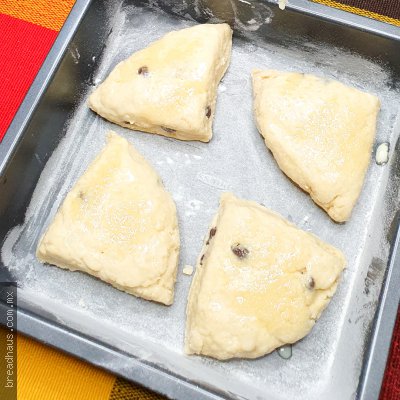 Scones de Crema con Chispas de Chocolate