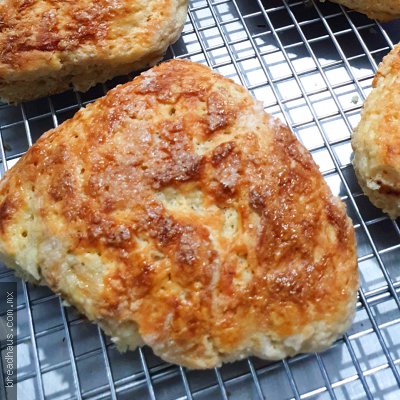 Scones de Plátano con Chispas de Chocolate