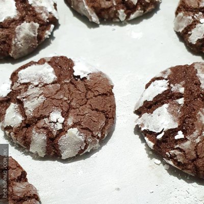 Galletas Chocolate Crinkle Cookies